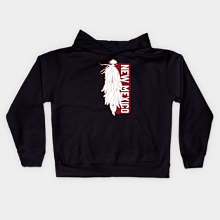 New Mexico Chile Ristra in Red Kids Hoodie